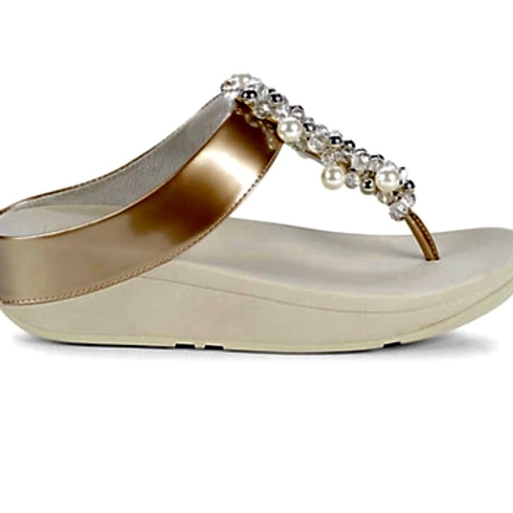Fitflop Deco Pearls Limited Edition Silver 9